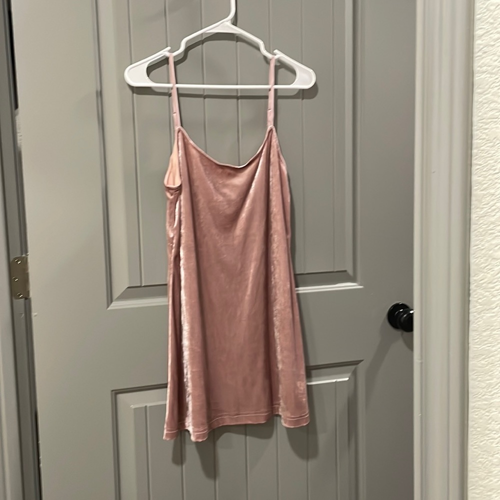 Pink Velvet Dress